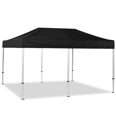 Eventtält Lux, 3 x 6 m, alu/silver med svart topp