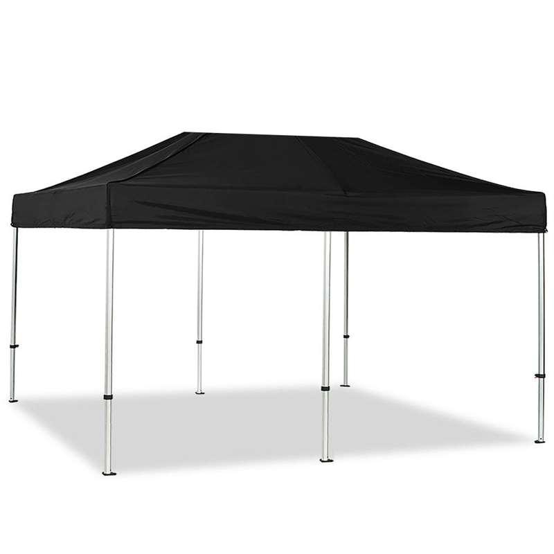 Eventtält Lux, 3 x 6 m, alu/silver med svart topp