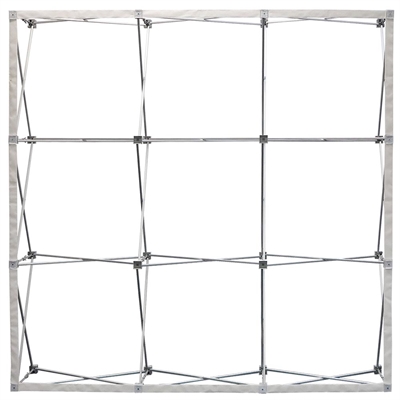 Pop-up Vägg Textil Modell 3x3 inkl. banner & tryck