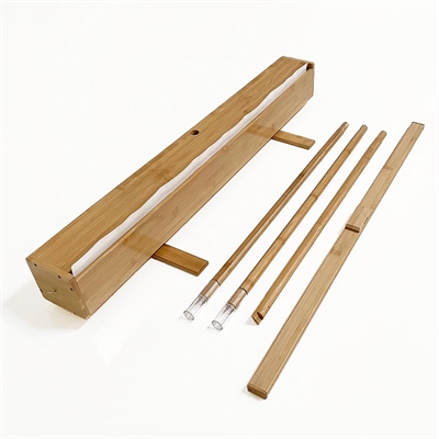 Bambu Roll-up, enkeltsidig, 85 x 200 cm, med banderoll och tryck