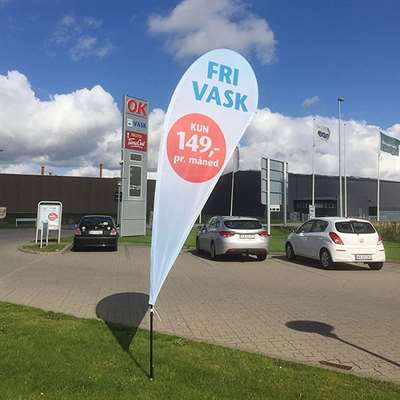 Beach Flagga, Outdoor Drop Flagga Liten
