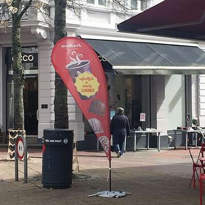 Beach Flagga, Outdoor Drop Flagga Liten