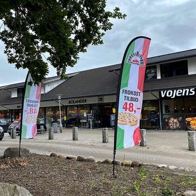 Beach Flagga, Outdoor Bow Flagga Liten