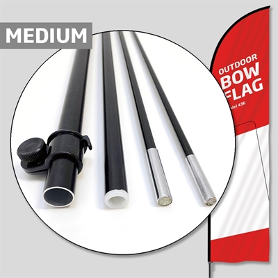 Stang til beachflaggaa, Outdoor Bow Flag, Medium