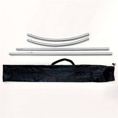 Beachflagga, utomhusbågflagga, aluminiumstång, stor (utan fot och flagga)