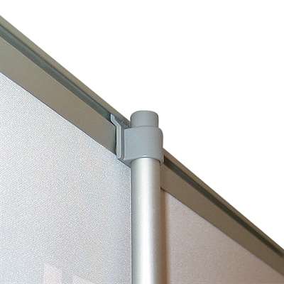 Basic Roll-up enkelsidig kassett - silver