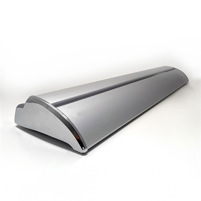 Lux Roll-up, silver, enkelsidig, inkl. banderoll och tryck
