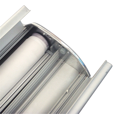 Lux Roll-up, silver, enkelsidig, inkl. banderoll och tryck