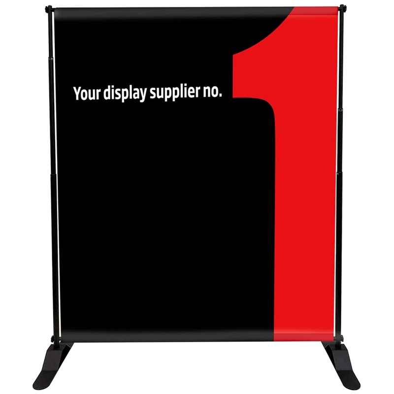 Banner Wall Teleskop, max. 240x240cm, sort