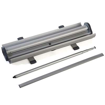 Flex Roll-up kassett, silver, enkelsidig, inkl. väska