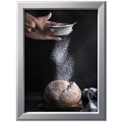 Alu snäppramar - 32 mm - A3 - silver