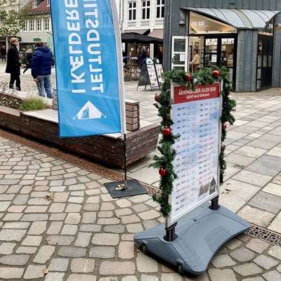 Wind-Sign Pro Gatupratare - 50x70 cm - silver