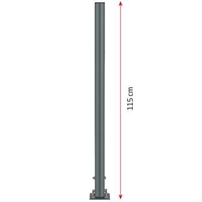 Stångstativ - 115cm - Grå
