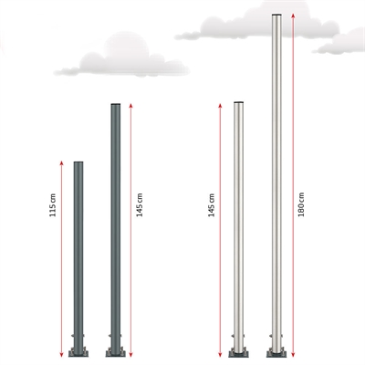 Stand Ø 5 cm Grå