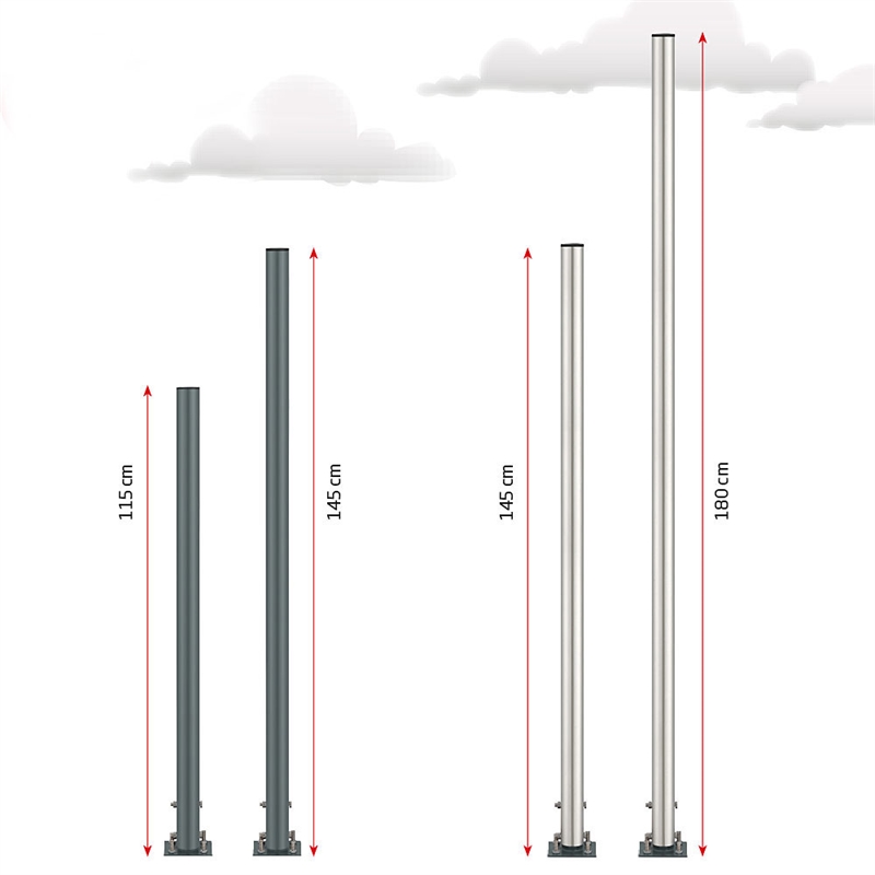 Stand Ø 5 cm Grå