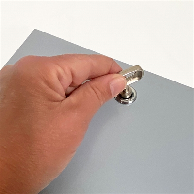 Eco Dispenser för Dogbags, silver, för hundväskor, med tryckt info