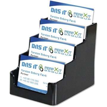 Multi Visitkortshållare X4 - Svart