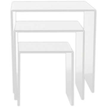 Häckande hyllor - 3 Stk - Transparent
