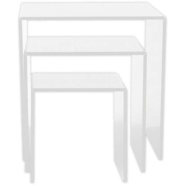 Häckande hyllor - 3 Stk - Transparent
