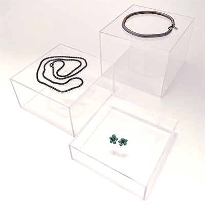 Häcklådor - 3 stk. - Transparent