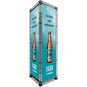 Crown Truss 15 Tower - Svart
