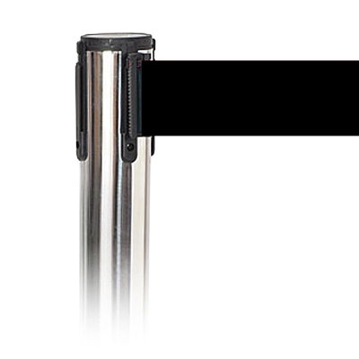 Silver Barrier stolpe - 1 Stativ med 3 meter svart band
