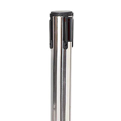 Silver Barrier stolpe - 1 Stativ med 3 meter svart band
