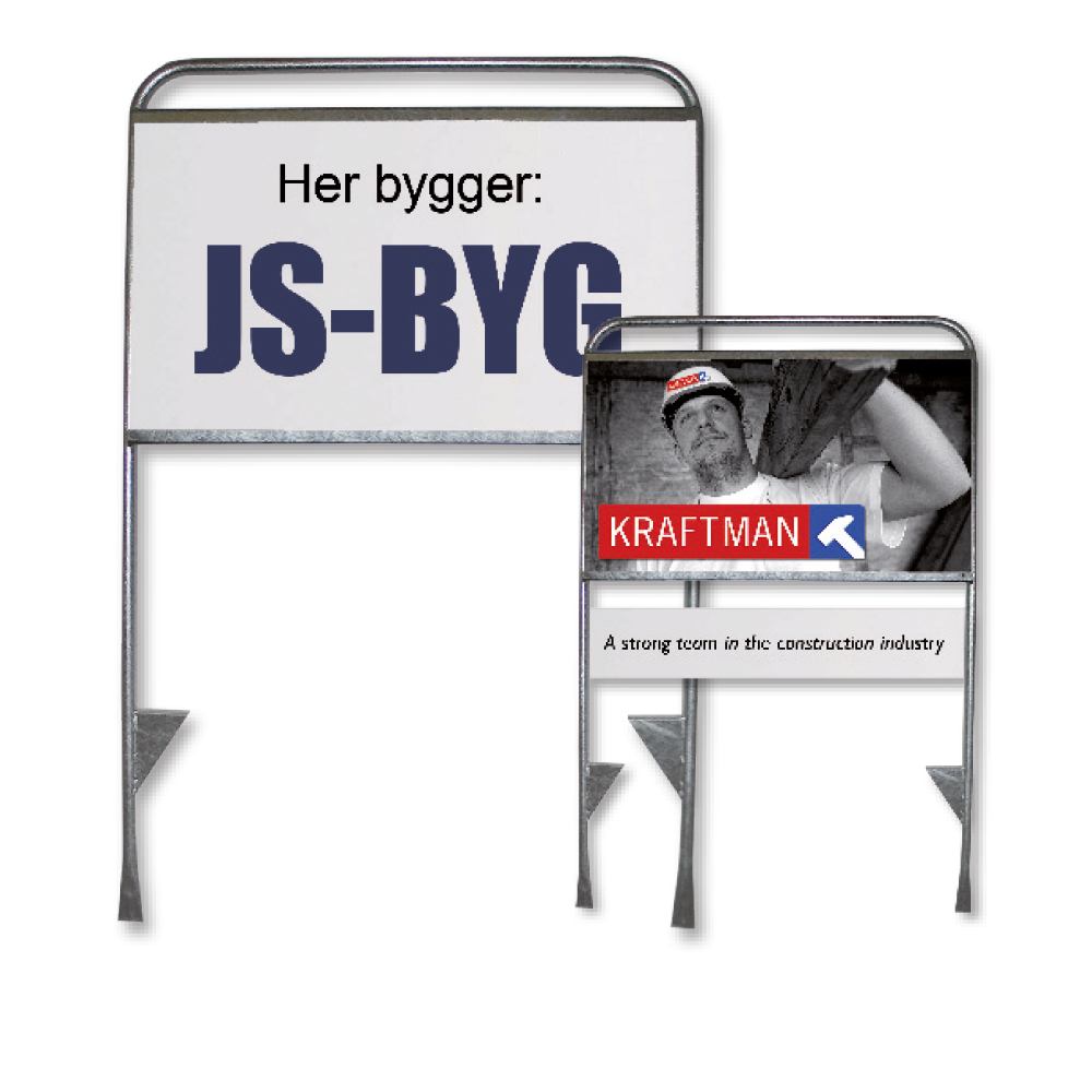 Byggplatsskyltar